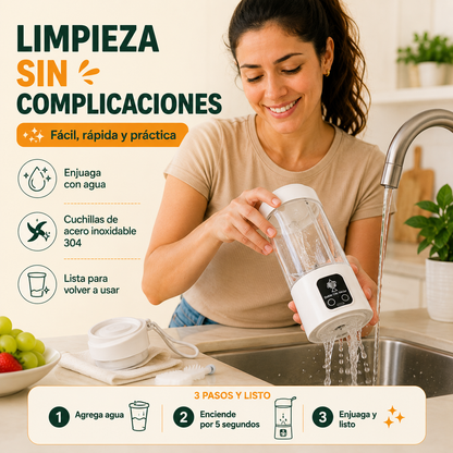 Licuadora Portátil Usb-C — Tu Bebida Fresca Donde Quieras